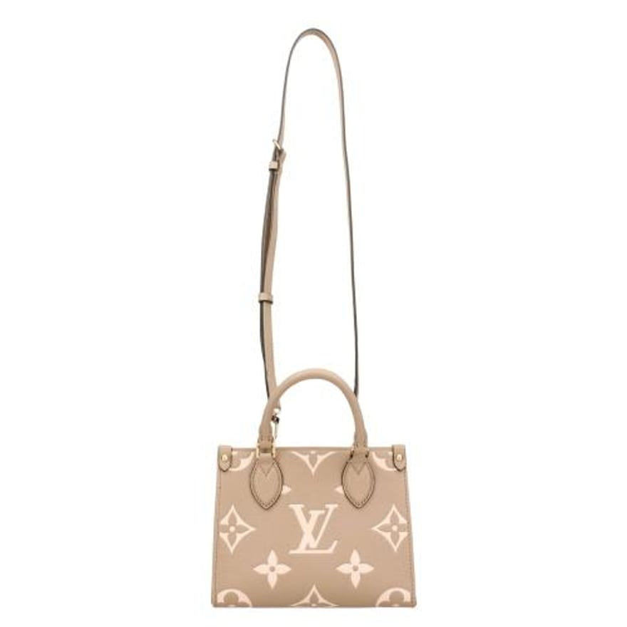 Louis Vuitton Onthego Mini beige Monogram Empreinte handbag